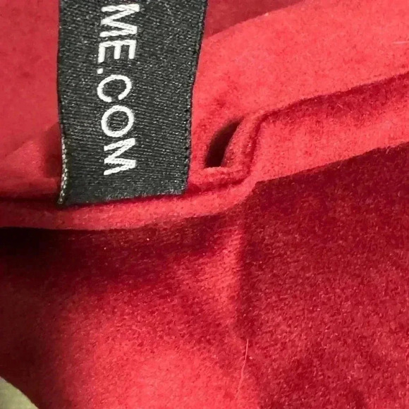 Rodeo Home Pillow 20 x 20 red Velvet Feather Insert Throw Pillow Decor - Picture 4 of 4